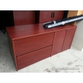Cherry Tone 72 in. Credenza w 2 Drawer File and 2 Door Storage